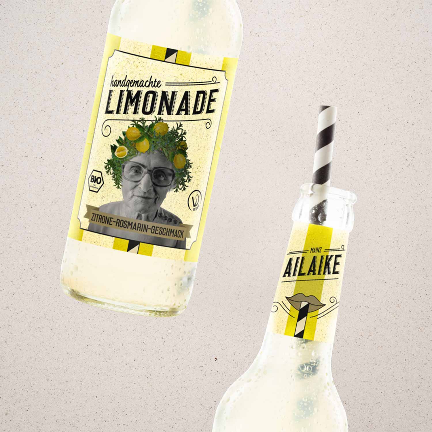 AiLaike Limonade Zitrone-Rosmarin