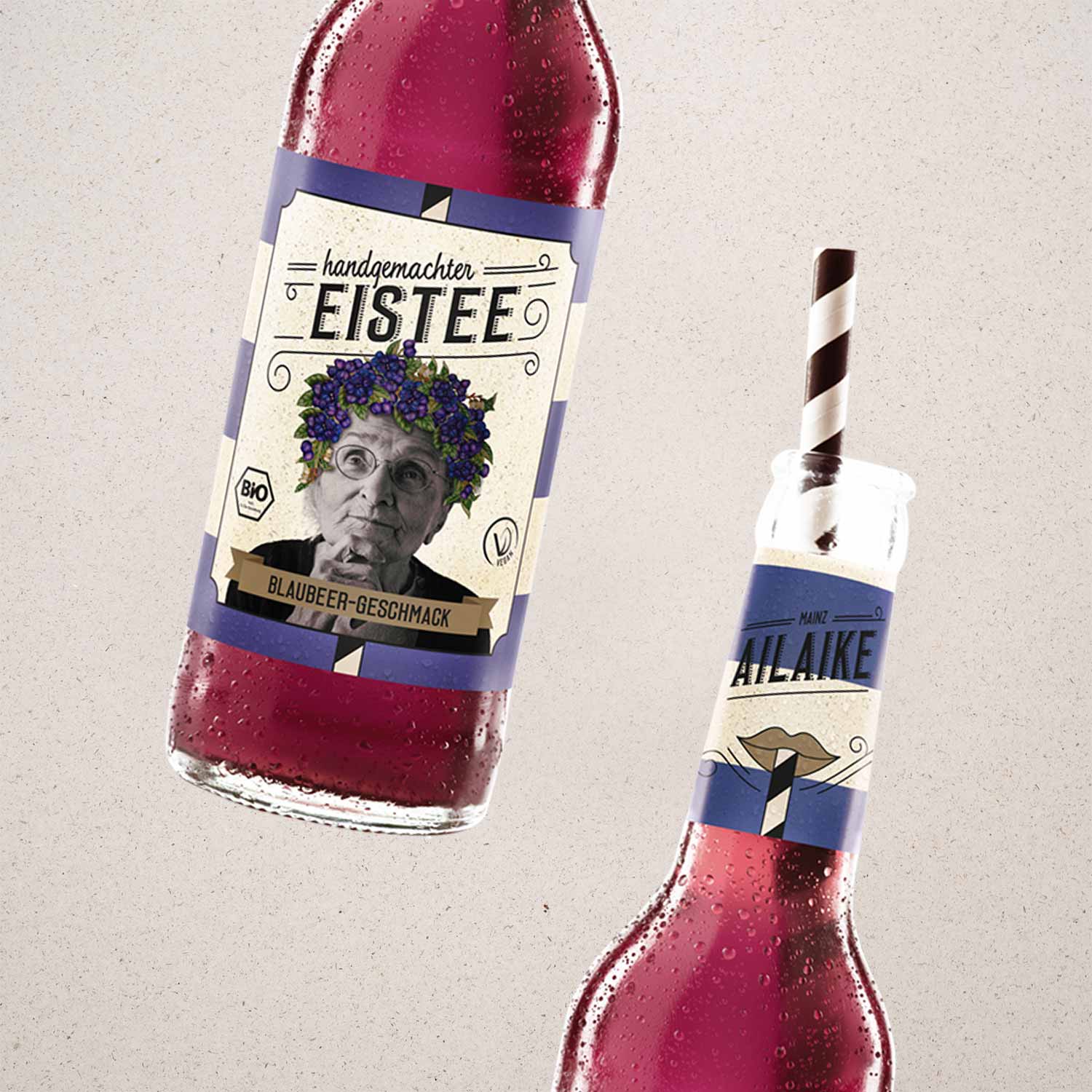 AiLaike Eistee Blaubeere
